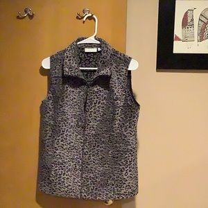 Leopard vest